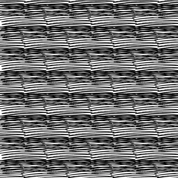 Vector seamless pattern with brush stripes . Black color on white background. Hand painted grange line texture. Ink geometric vertical elements. Simple kid style. Repeat fabric print for cloth — Stock Vector