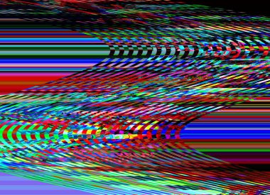 Glitch Techno TV Gürültü Arkaplan Bilgisayarı Ekran Hatası Dijital Piksel Gürültü Gürültü Tasarımı Fotoğraf Bozukluğu Televizyon Sinyali Hatası. Veri bozma teknik sorunu grunge duvar kağıdı VHS