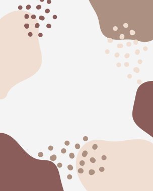 Pastel Fırça Vektör Kolajı Geçmişi. Güzellik ve Moda Şirketi Marka Tasarım Tarzı. Sosyal Medya İçin Yaratıcı İş Kavramının Yumuşak Rengi