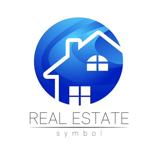 Real Estate Logo Design in Vector for real estateproperty industry House Symbol for Brand Identity Business Company — Stock Vector