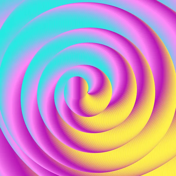 概要ベクトル内の円液体グラデーション背景。壁紙やポスターのための3D創造的な動的幾何学的要素. — ストックベクタ