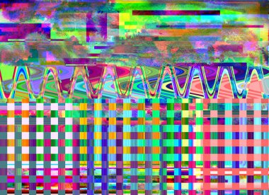 Arıza Gürültüsü Bilgisayar arkaplan hatası Dijital piksel soyut tasarım Fotoğraf arızası Televizyon sinyali arızası Veri bozulması Teknik problem grunge duvar kağıdı rengarenk gürültü