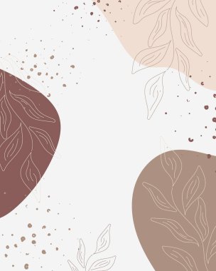 Pastel Fırça Vektör Kolajı Geçmişi. Güzellik ve Moda Şirketi Marka Tasarım Tarzı. Sosyal Medya İçin Yaratıcı İş Kavramının Yumuşak Rengi