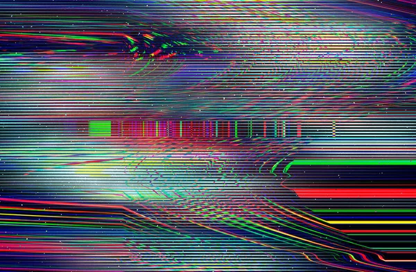 Glitch TV Noise Digital Photo background Computer screen error Digital pixel noise abstract design of Photo glitch and Television signal fail Désintégration des données et bruit — Photo