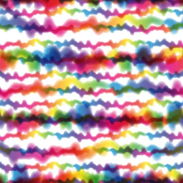 Hippie Tie Dye Rainbow LGBT Wave Patrón sin costuras en abstracto estilo de fondo. Textura psicodélica Shibori colorida con ondas y rayas —  Fotos de Stock