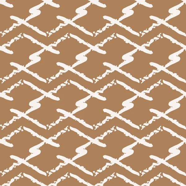 Couleur nue vecteur sans couture motif pastel arrière-plan. Couleurs marron et beige minimaliste tendance. Brosse éléments peints à la main de conception — Image vectorielle