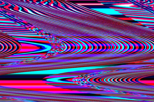 Glitch universe background Old TV screen error Digital pixel noise abstract design Photo glitch Television signal fail.技术问题磨擦墙纸。五彩斑斓的噪音 — 图库照片