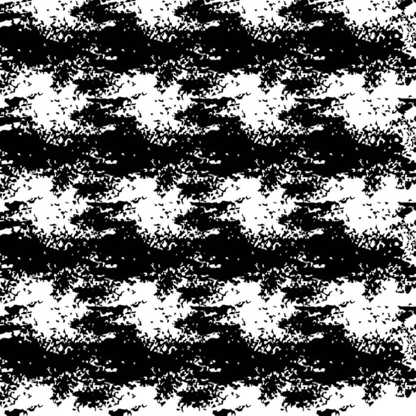 Vector Square Brush Seamless Pattern Plaid Grange Minimalista Sprawdź projekt geometryczny w kolorze czarnym. Nowoczesny Grung Collage Tło dla tkanin i tkanin dla dzieci — Wektor stockowy