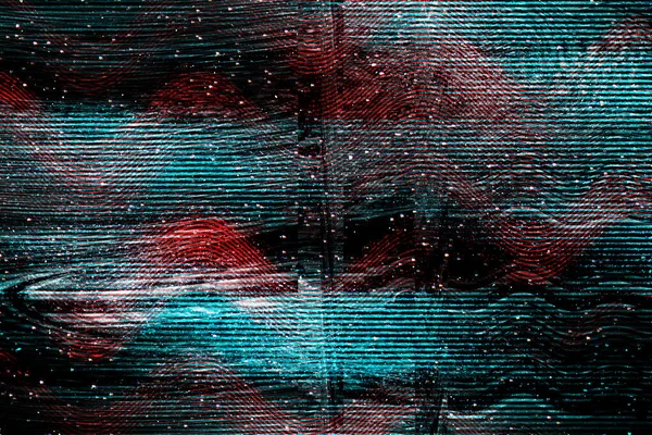 Glitch TV Geluid Foto Achtergrond Computer scherm fout Digitale pixel ruis abstract ontwerp Foto glitch Televisie signaal falen Gegevensverval Technisch probleem grunge wallpaper Kleurrijk — Stockfoto