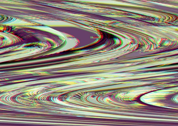 Glitch psykedelisk bakgrund Gamla TV-skärm fel Digital pixel buller abstrakt design Foto glitch Tv-signal misslyckas Tekniska problem grunge tapet Färgglada buller — Stockfoto