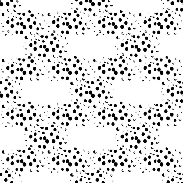 Vector Plaid Brush Seamless Pattern Grange Minimalista Sprawdź projekt geometryczny w kolorze czarnym. Nowoczesny Grung Collage Tło dla tkanin i tkanin dla dzieci — Wektor stockowy