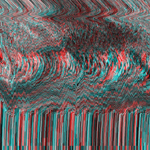 Glitch TV psychedelic Noise background Old screen error Digital pixel noise abstract design. Photo glitch. Television signal fail. Technical problem grunge wallpaper — Stock Photo, Image