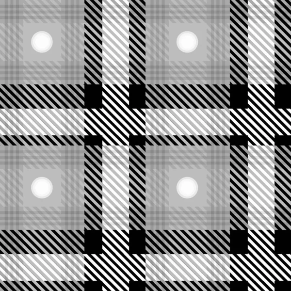 Vector Grey Plaid Check Teen Seamless Pattern in Geometric Abstract Style Peut être utilisé pour la conception de tissu de mode d'été, robe classique textile scolaire, couleur neutre de la couverture de pique-nique — Image vectorielle