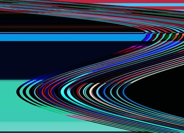 Glitch fond TV erreur écran d'ordinateur Retro Grunge Photo Digital pixel noise design abstrait. Un problème photo. Signal de télévision défaillant. Décomposition des données Bruit coloré — Photo