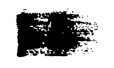 Alıntı Vektörü Soyut Grunge Fırça El deseni Siyah Renk Taslak Basit Desen Beyaz Arkaplan Duvar Şeklinde izole