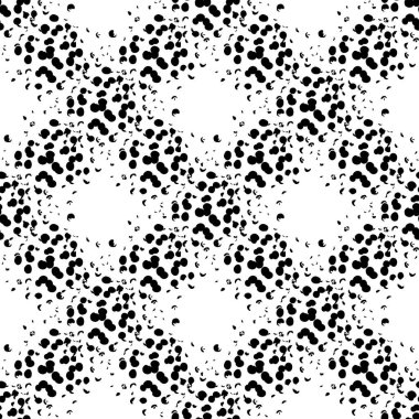 Vektör Fırça Ekoseli Kusursuz Örtüsüz Grange Minimalist Çek Geometrik Tasarımı Siyah Renkli. Çocuklar için Modern Grung Kolajı Kumaş ve Tekstil