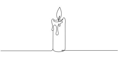 Devamlı mum çizimi. Bir satır simgesini mumla. Düzenlenebilir vuruş.