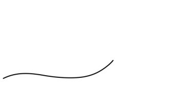 Kalp sürekli bir çizgi çiziyor. Aşk karalama sembolü animasyonu.