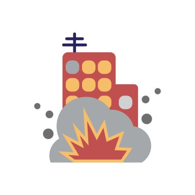 anten patlama ile ev 