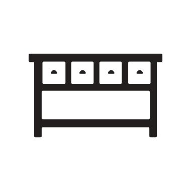 düz kutsal kişilerin resmi içinde siyah ve beyaz tarzı Ofis Masası