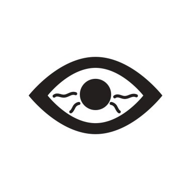 düz kutsal kişilerin resmi içinde siyah ve beyaz tarzı göz sorunları