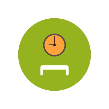 renk çemberi bekleme salonunda şık simge