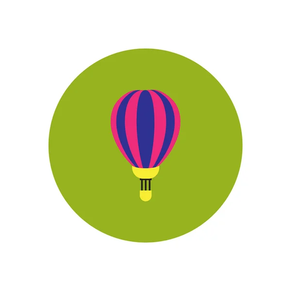 Stylová ikona v Barevný kruh balónu — Stockový vektor