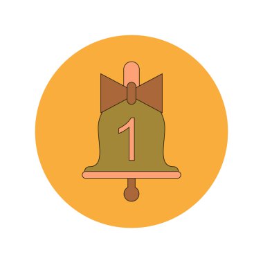 Geri okul ve eğitim vektör düz tasarımı ilk ödeme için