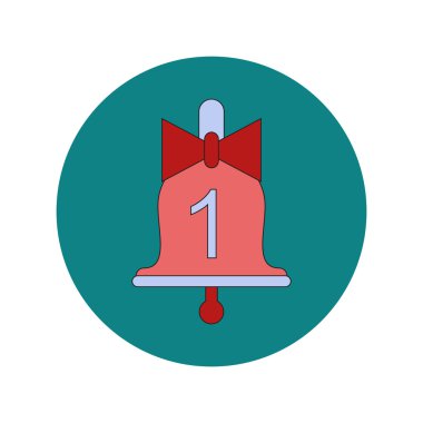 Geri okul ve eğitim vektör düz tasarımı ilk ödeme için