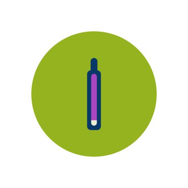 şık simge renk daire tıbbi termometre