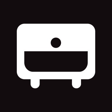 düz kutsal kişilerin resmi içinde siyah ve beyaz stil komidin