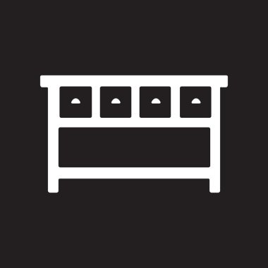 düz kutsal kişilerin resmi içinde siyah ve beyaz tarzı Ofis Masası