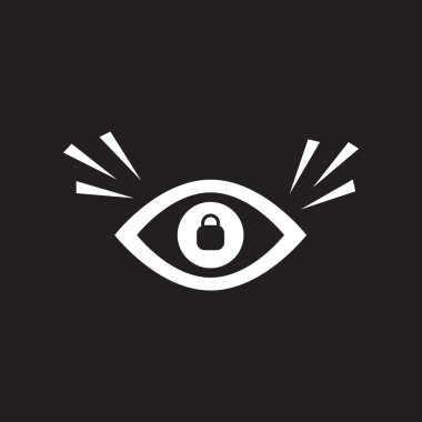 düz kutsal kişilerin resmi içinde siyah ve beyaz tarzı göz sorunları