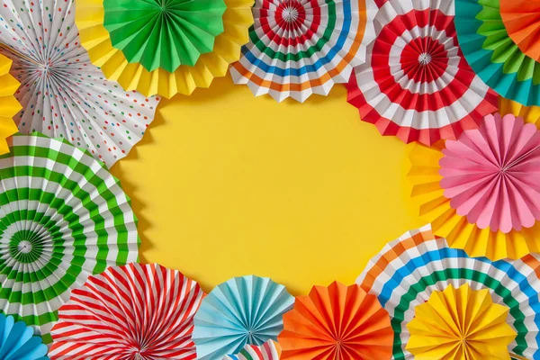 Decorazioni Carta Ghirlande Festa Capodanno Addio Nubilato Compleanno Carnevale Rosette — Foto Stock