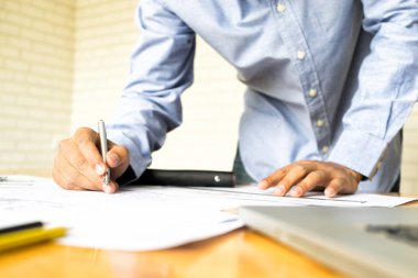 mimari proje planı üzerinde çizim mimar engineerin