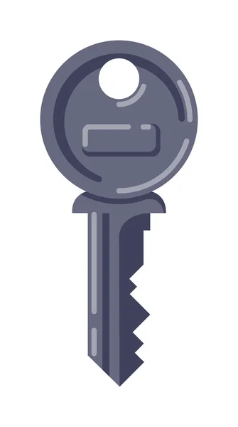 Vintage nyckel vektor isolerade icon — Stock vektor