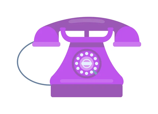 Oude mobiele telefoon retro vectorillustratie. — Stockvector