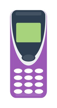 Cep telefonu cep telefonu vektör illüstrasyon.