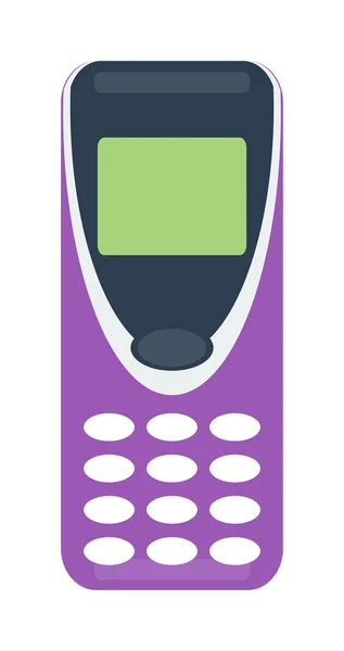 Mobiele telefoon mobiele telefoon vector illustratie. — Stockvector