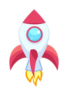 Roket vektör simgeler izole