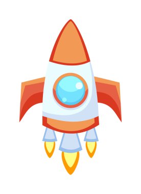 Roket vektör simgeler izole