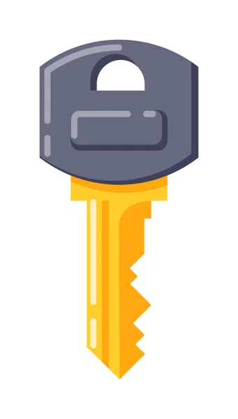 Vintage vecteur de clé icône isolée — Image vectorielle
