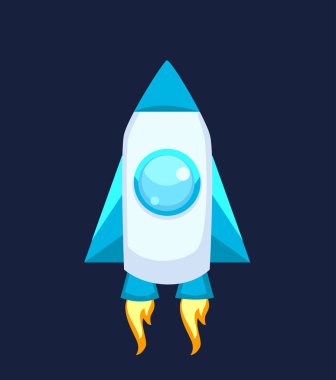 Roket vektör simgeler izole