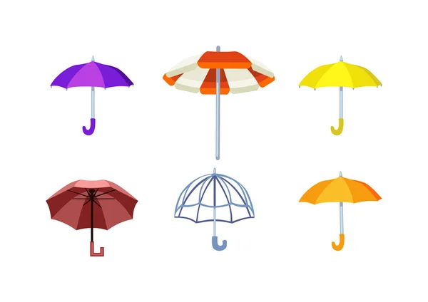 Paraguas vector aislado icono — Vector de stock