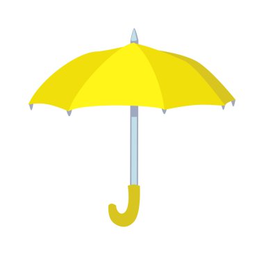 Şemsiye vektör izole simgesi