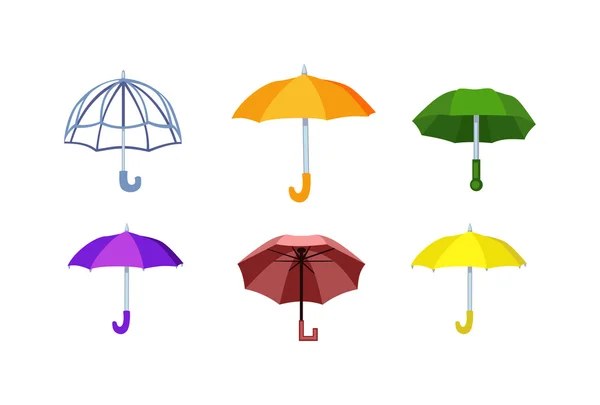Deštník vektor izolované ikona — Stockový vektor