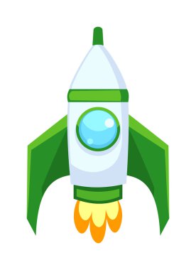 Roket vektör simgeler izole