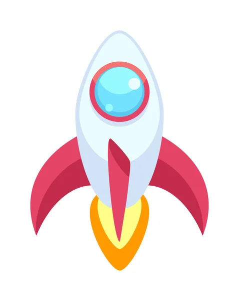 Rocket vector icons isolated — Stock Vector