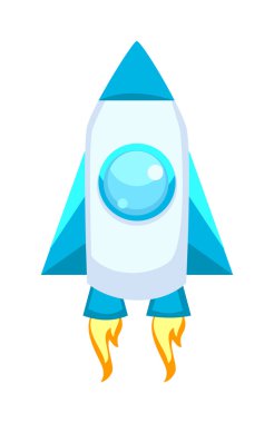 Roket vektör simgeler izole