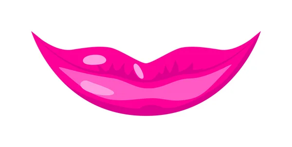 Mujer labios aislado vector — Archivo Imágenes Vectoriales